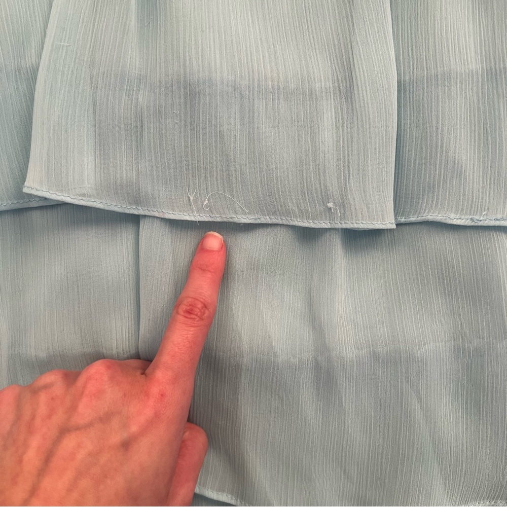 Lovers + Friends Light Blue Ruffle Mini Dress - Picture 10 of 14